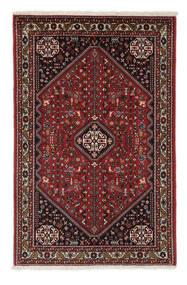  Abadeh Rug 100X158 Persian Wool Black/Dark Red Small Carpetvista