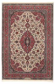 絨毯 オリエンタル サルーク 198X293 ダークレッド/茶色 (ウール, ペルシャ/イラン)