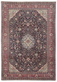  220X317 Sarough Teppich Schwarz/Dunkelrot Persien/Iran