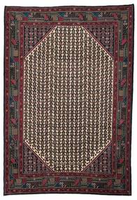 絨毯 ペルシャ コリアイ 205X295 ブラック/茶色 (ウール, ペルシャ/イラン)