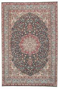 絨毯 ケルマン Lavar 198X295 茶色/ブラック (ウール, ペルシャ/イラン)