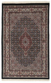 絨毯 ペルシャ ムード 90X147 ブラック/茶色 (ウール, ペルシャ/イラン)