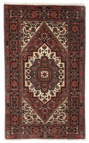  Orientalisk Gholtogh Matta 75X127 Svart/Mörkröd Ull, Persien/Iran Carpetvista