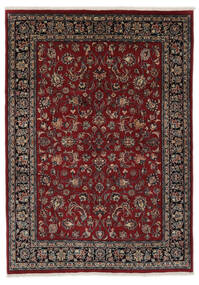  Oriental Sarouk Rug 167X235 Black/Brown Wool, Persia/Iran Carpetvista