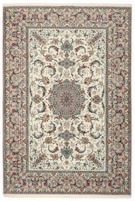  202X296 Floral Isfahan Silk Warp Rug Wool