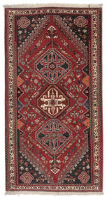 80X154 Alfombra Oriental Gashgai Rojo Oscuro/Negro (Lana, Persia/Irán) Carpetvista