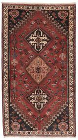 80X143 絨毯 オリエンタル カシュガイ ダークレッド/ブラック (ウール, ペルシャ/イラン) Carpetvista