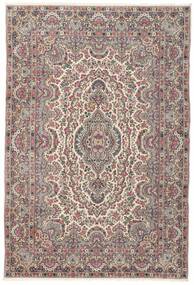 206X300 Kerman Lavar Teppich Orientalischer Braun/Beige (Wolle, Persien/Iran)