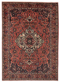 絨毯 オリエンタル バクティアリ 209X295 ブラック/ダークレッド (ウール, ペルシャ/イラン)