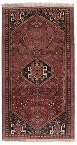  85X147 Ghashghai Covor Dark Red/Negru Persia/Iran
 Carpetvista