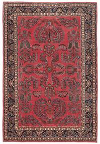 Sarouk Fine Rug 212X303 Dark Red/Black Wool, Persia/Iran