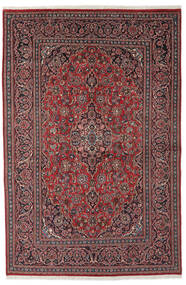  Mashad Rug 195X293 Persian Wool Dark Red/Black Carpetvista