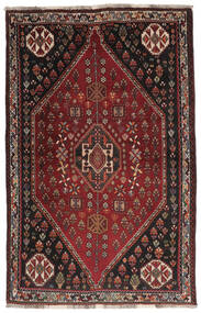  Ghashghai Teppich 115X178 Persischer Wollteppich Schwarz/Dunkelrot Klein Carpetvista