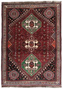  111X150 Qashqai Rug Black/Dark Red Persia/Iran Carpetvista
