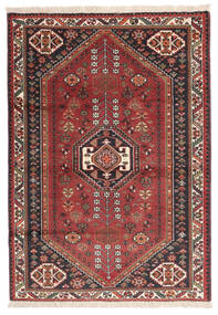 104X149 絨毯 オリエンタル カシュガイ ダークレッド/ブラック (ウール, ペルシャ/イラン) Carpetvista