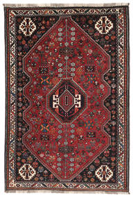  Qashqai Rug 112X165 Persian Wool Black/Dark Red Small Carpetvista