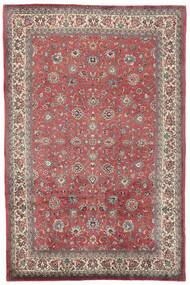 Sarouk Rug Rug 204X310 Brown/Dark Red Wool, Persia/Iran