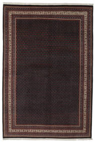  Persian Sarouk Mir Rug 220X318 Black/Brown (Wool, Persia/Iran)