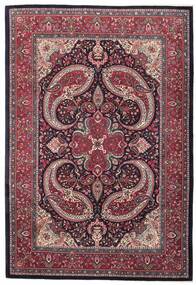Sarough Teppich 218X310 Dunkelrot/Schwarz Wolle, Persien/Iran