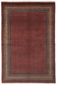 Sarough Mir Teppe 212X314 Mørk Rød/Svart Ull, Persia/Iran Carpetvista