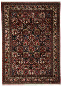  Orientalischer Bachtiar Teppich 258X358 Schwarz/Dunkelrot Großer Wolle, Persien/Iran Carpetvista