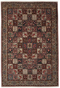  Orientalischer Bachtiar Teppich 248X366 Schwarz/Dunkelrot Wolle, Persien/Iran Carpetvista