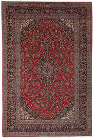 Tapete Oriental Kashan 228X345 Vermelho Escuro/Preto (Lã, Pérsia/Irão)