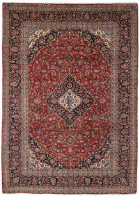  Persialainen Keshan Matot Matto 241X347 Tummanpunainen/Musta (Villa, Persia/Iran)