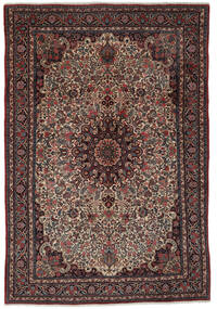 絨毯 ペルシャ ビジャー 218X324 ブラック/ダークレッド (ウール, ペルシャ/イラン)