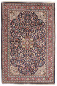  Itämainen Sarough Matot Matto 135X198 Ruskea/Tummanpunainen Villa, Persia/Iran Carpetvista