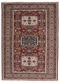 145X206 Ardebil Teppich Orientalischer Schwarz/Braun (Wolle, Persien/Iran) Carpetvista