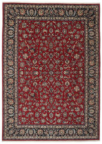 絨毯 オリエンタル サルーク 242X343 ブラック/ダークレッド (ウール, ペルシャ/イラン)