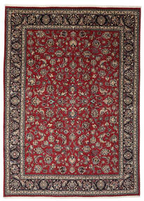 250X340 Tappeto Orientale Saruk Nero/Rosso Scuro Grandi (Lana, Persia/Iran) Carpetvista