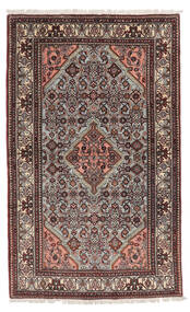 Asadabad Rug 128X208 Black/Brown Wool, Persia/Iran Carpetvista