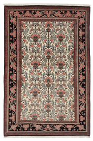 絨毯 ビジャー 137X210 ブラック/ダークレッド (ウール, ペルシャ/イラン)