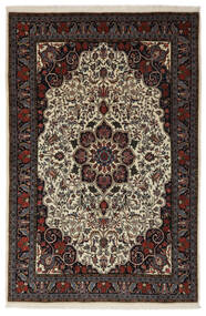 絨毯 ビジャー 145X218 黒/茶 (ウール, ペルシャ/イラン)