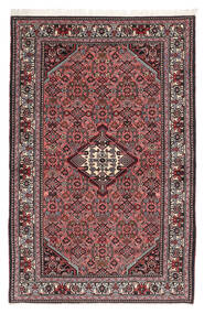 124X192 絨毯 アサダバード オリエンタル ブラック/ダークレッド (ウール, ペルシャ/イラン) Carpetvista