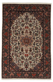絨毯 ビジャー 138X210 ブラック/茶色 (ウール, ペルシャ/イラン)