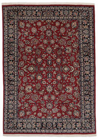  Oriental Sarouk Rug 165X237 Black/Brown Wool, Persia/Iran Carpetvista
