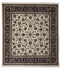 絨毯 オリエンタル サルーク 200X220 正方形 ブラック/茶色 (ウール, ペルシャ/イラン)
