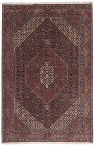 絨毯 ビジャー 200X300 ブラック/ダークレッド (ウール, ペルシャ/イラン)