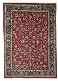 Tapete Sarough 248X348 Vermelho Escuro/Castanho (Lã, Pérsia/Irão)