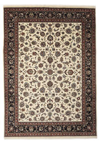  Persischer Sarough Teppich 243X350 Braun/Schwarz (Wolle, Persien/Iran)