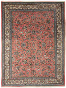 247X334 絨毯 サルーク オリエンタル 茶色/ブラック (ウール, ペルシャ/イラン) Carpetvista