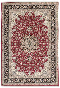 Persian Tabriz 50 Raj Rug 204X293 Dark Red/Brown (Wool, Persia/Iran)