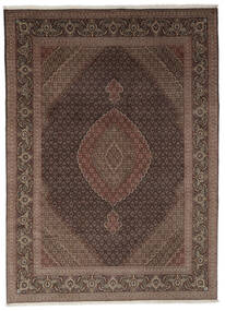 246X343 絨毯 タブリーズ 50 Raj オリエンタル 茶色/ブラック (ウール, ペルシャ/イラン) Carpetvista