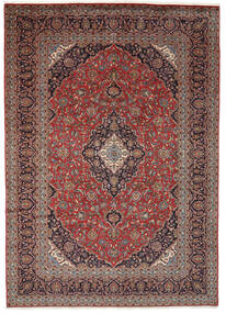  Orientalsk Keshan Teppe 250X350 Brun/Mørk Rød Stort Ull, Persia/Iran Carpetvista