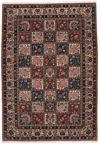 210X302 絨毯 オリエンタル バクティアリ Collectible ブラック/ダークレッド (ウール, ペルシャ/イラン) Carpetvista