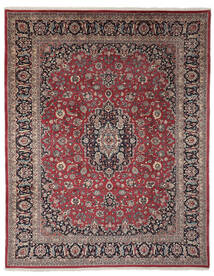 300X378 Tapete Oriental Mashad Vermelho Escuro/Castanho Grande (Lã, Pérsia/Irão) Carpetvista
