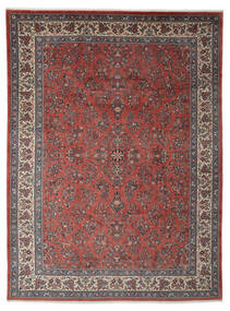 297X396 絨毯 サルーク オリエンタル ダークレッド/茶色 大きな (ウール, ペルシャ/イラン) Carpetvista
